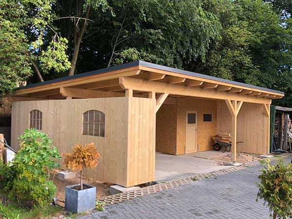 Holzbau - Carport aus Holz